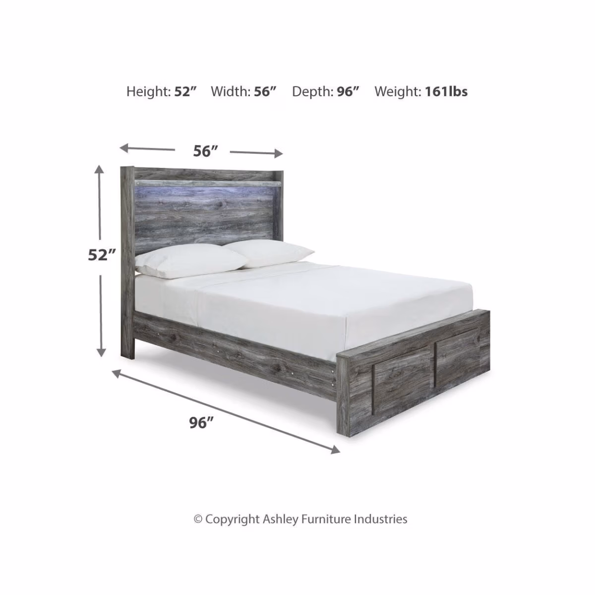 Baystorm Full Storage Bed, Dresser, Mirror and Nightstand - Image 6