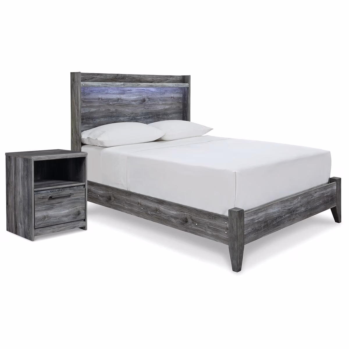 Baystorm Full Panel Bed and Nightstand - Image 2