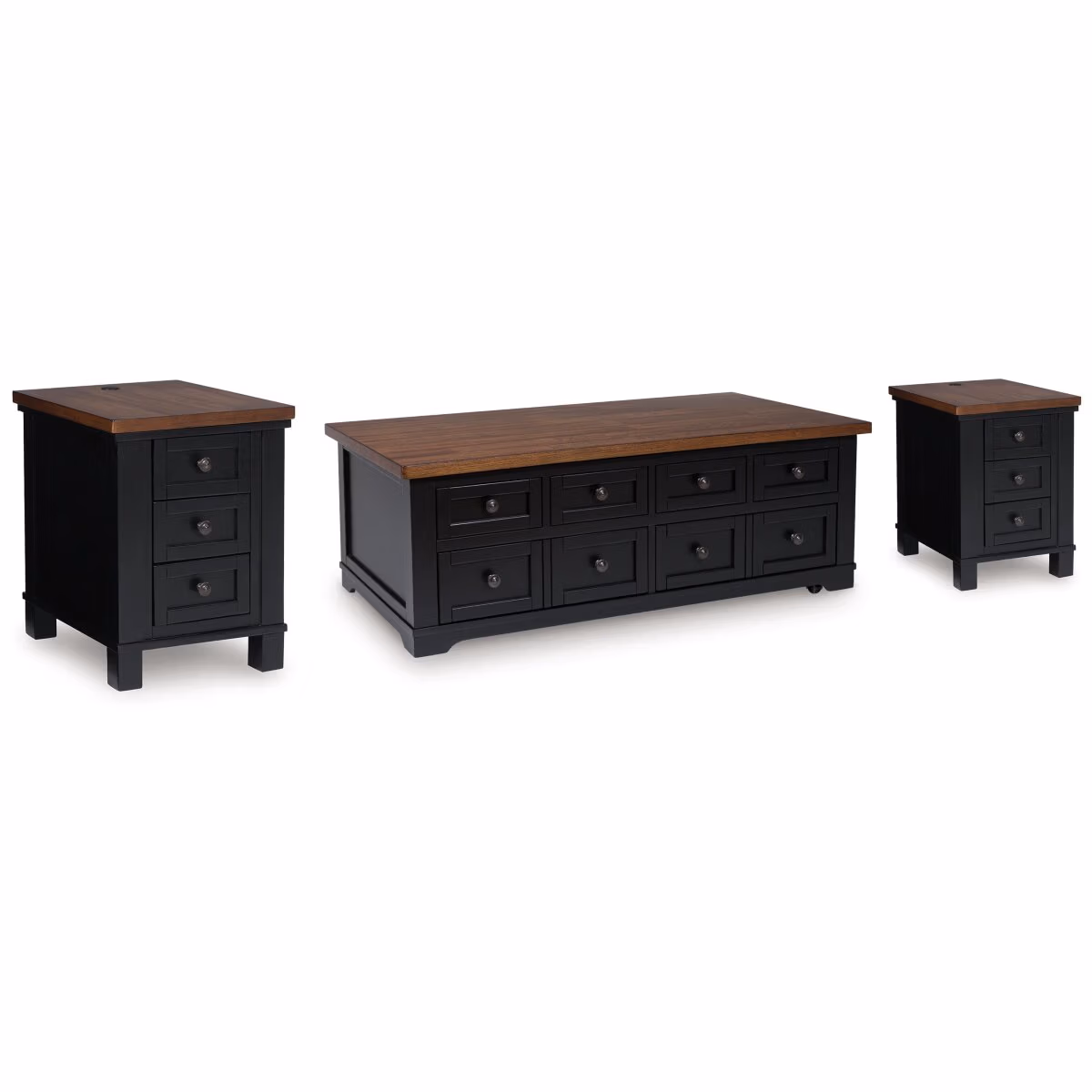 Wildenauer Lift-top Coffee Table and 2 Chairside End Tables - Image 2