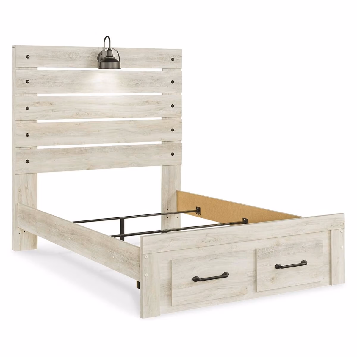 Cambeck Full Panel Bed with 2 Storage Drawers - Image 7