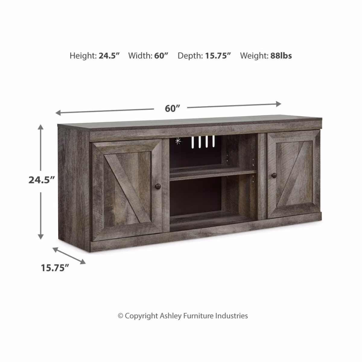 Wynnlow 60" TV Stand - Image 10