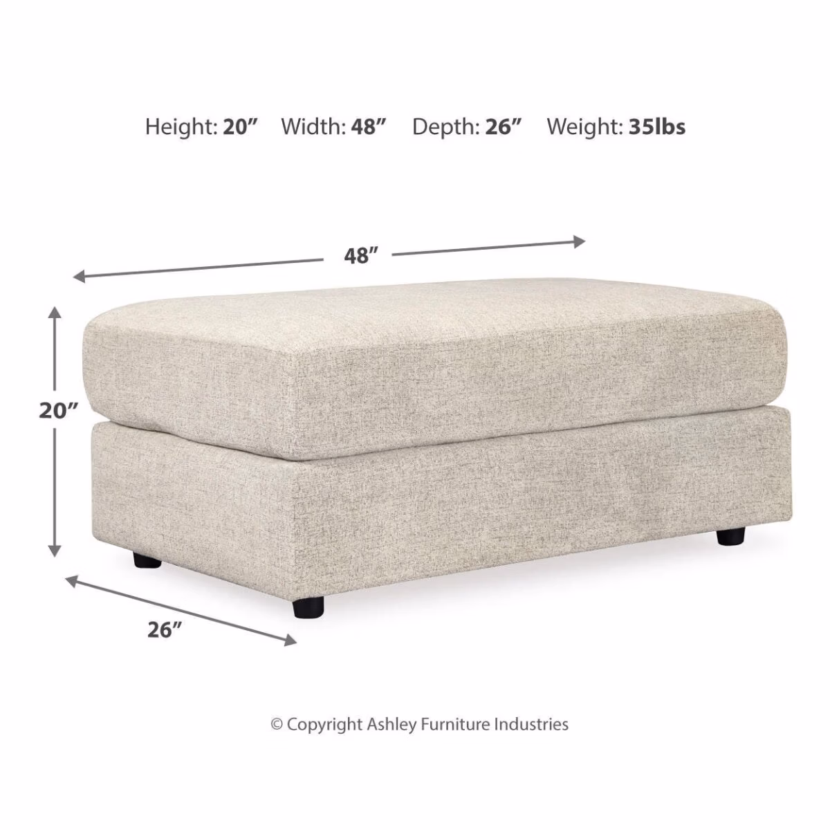 Soletren Oversized Ottoman - Image 5
