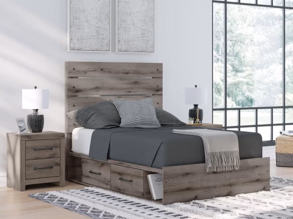 Graystorm Full Panel Bed with Storage - Image 3