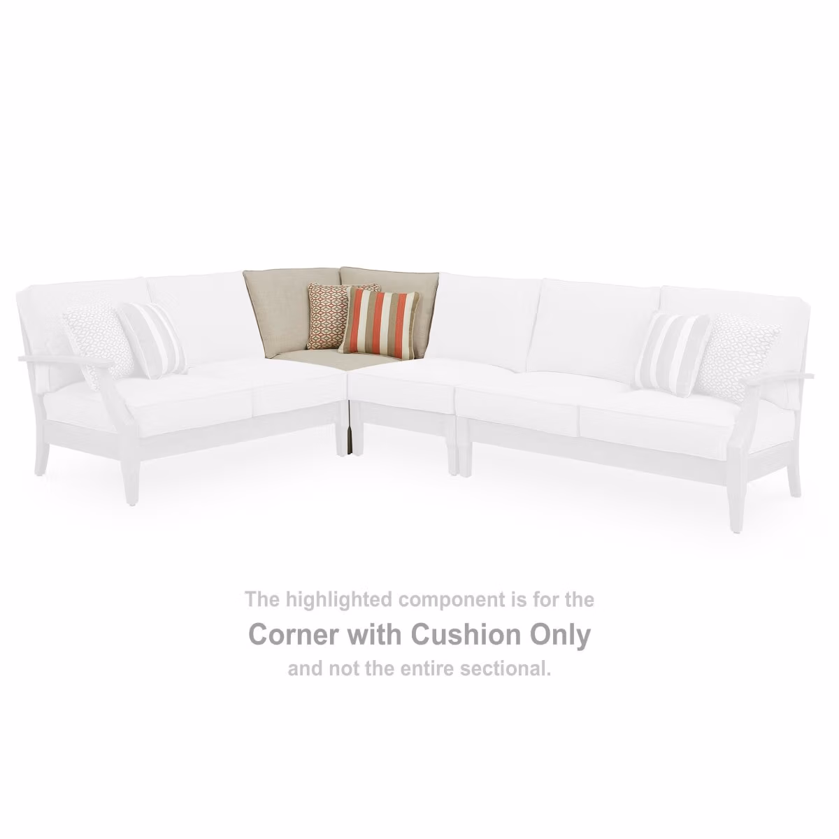 Clare View Corner with Cushion - Image 3