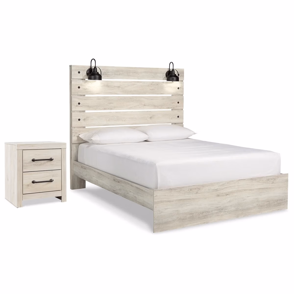 Cambeck Queen Panel Bed and 2 Nightstands - Image 2