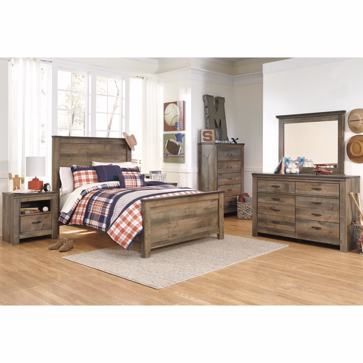 Trinell Full Panel Headboard - Image 9