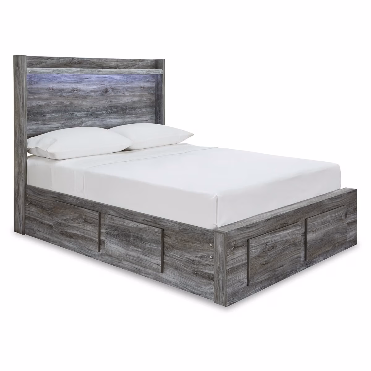 Baystorm Full Panel Storage Bed and Nightstand - Image 3