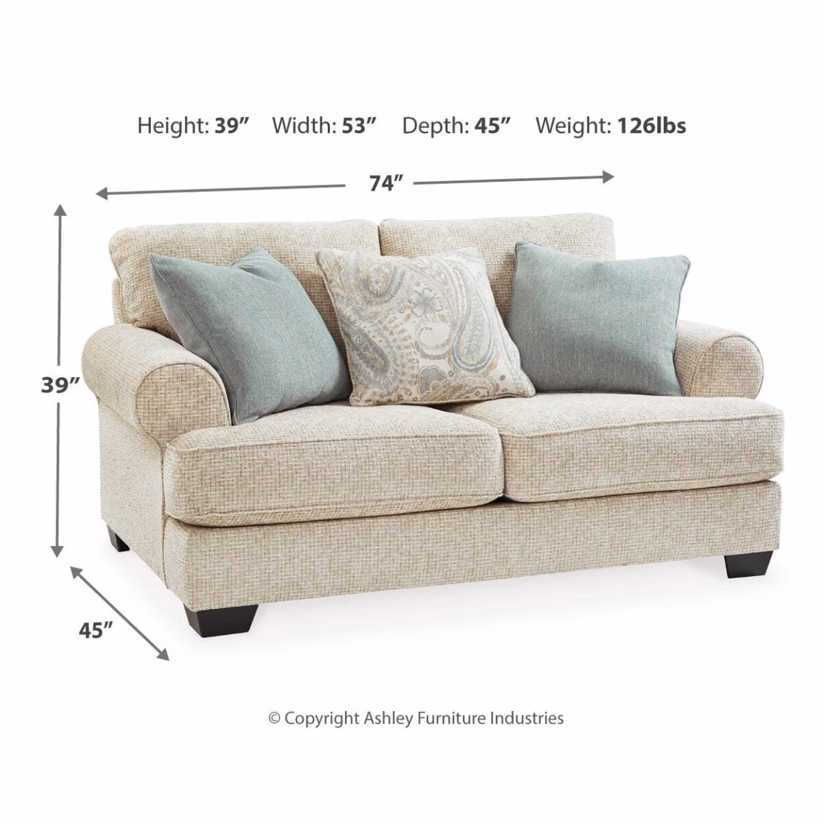 Monaghan Loveseat - Image 5
