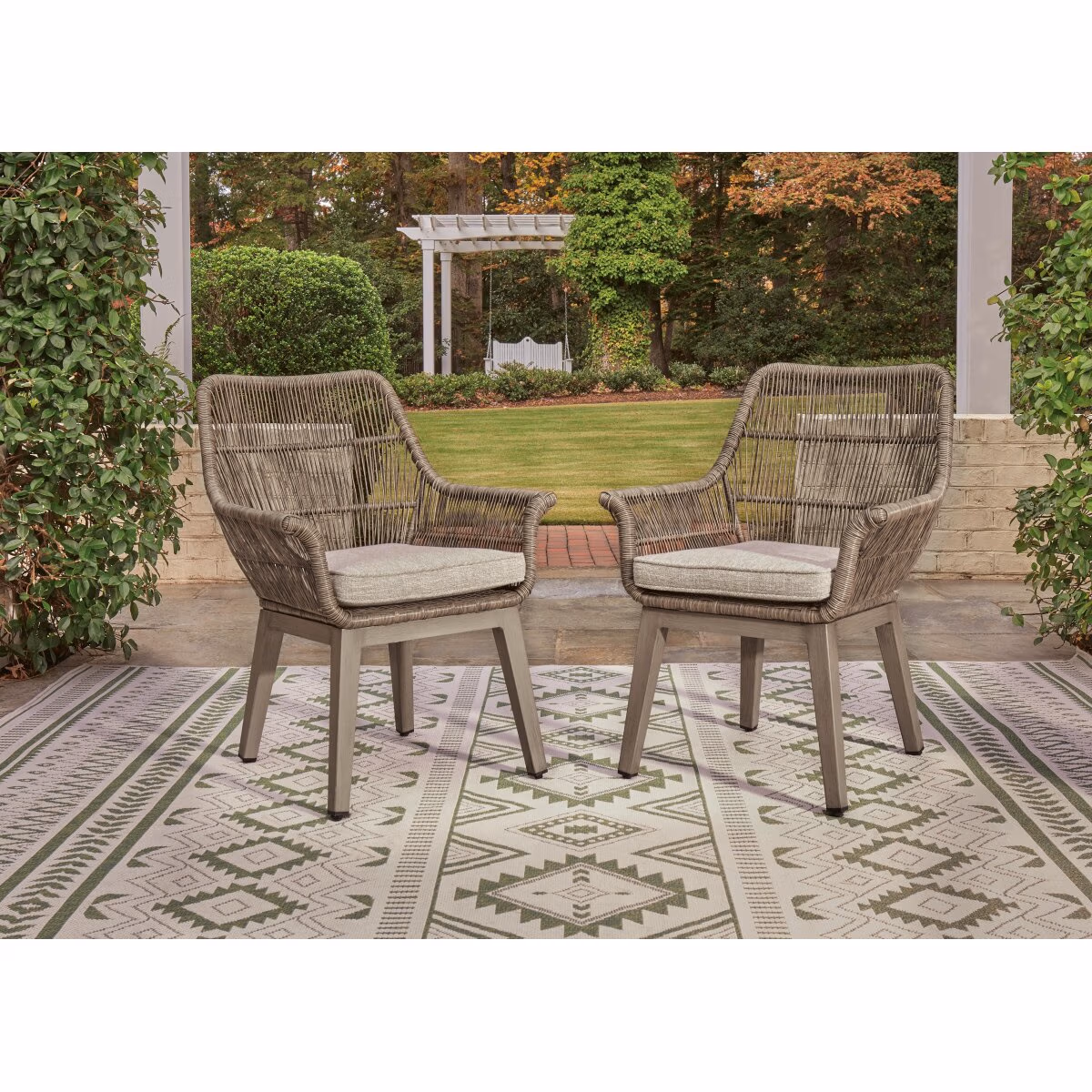 Beach Front Arm Chair with Cushion (Set of 2) - Image 3