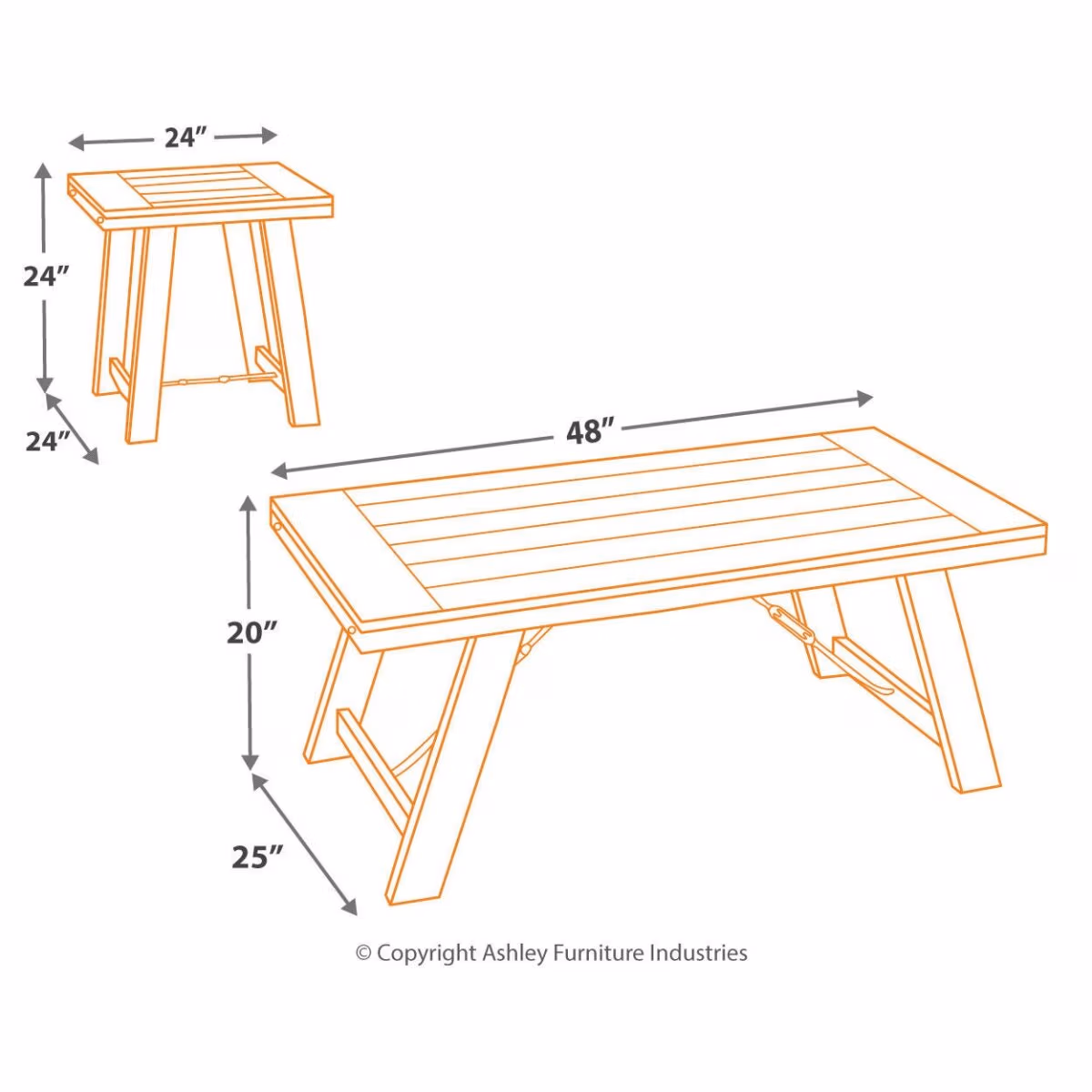 Noorbrook Table (Set of 3) - Image 5