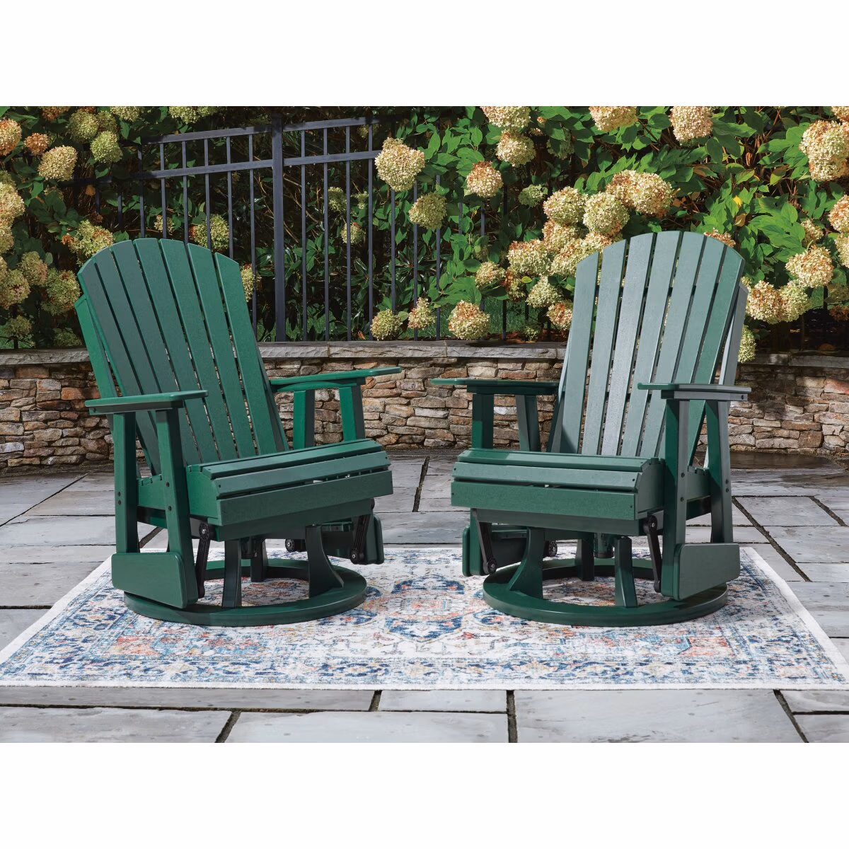 Shell Beach Outdoor Swivel Glider Chair - Image 3