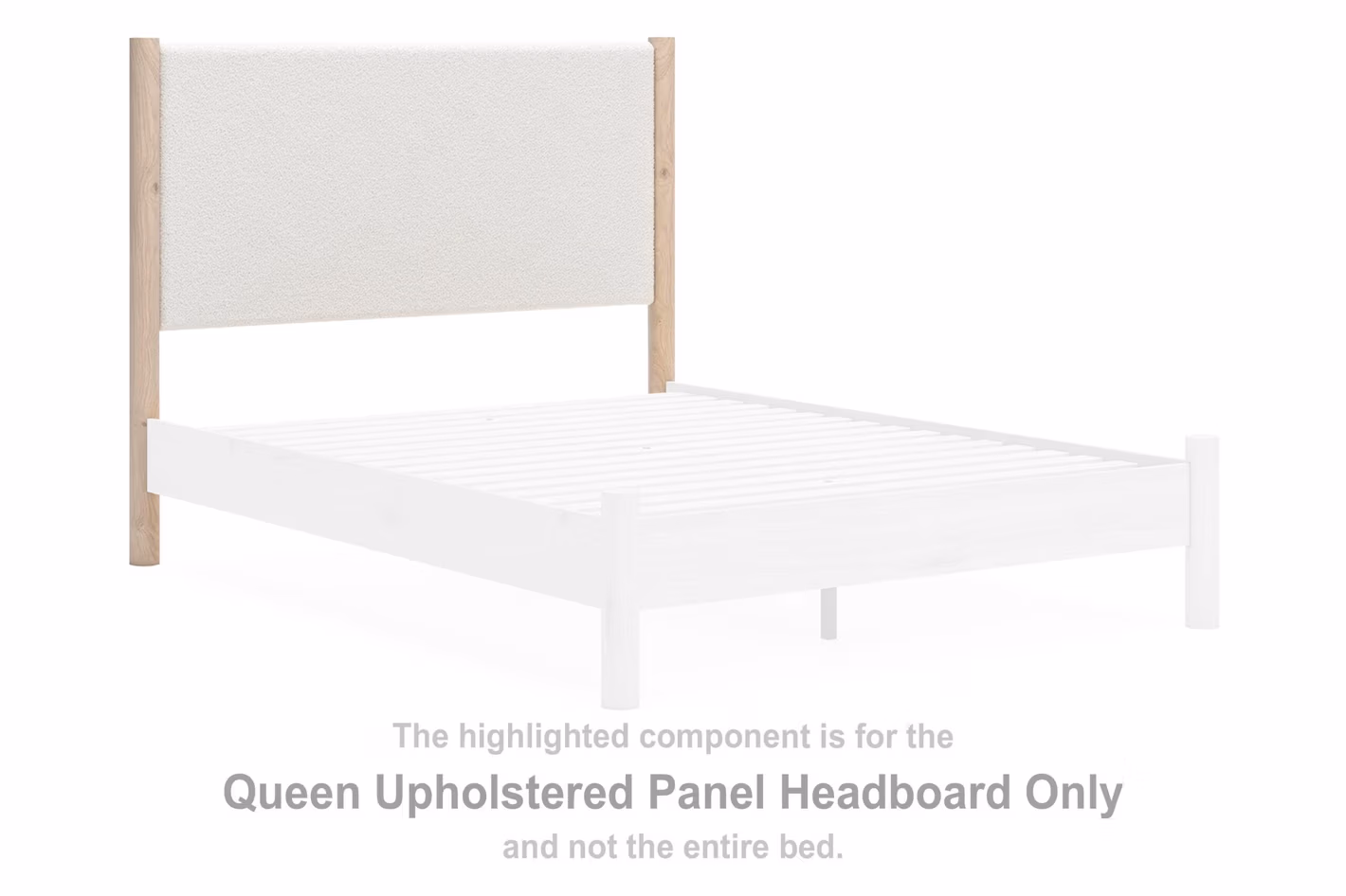 425418d0676c9c3e34c8c4eed11c8223 Cadmori Queen Upholstered Panel Headboard - Image 1