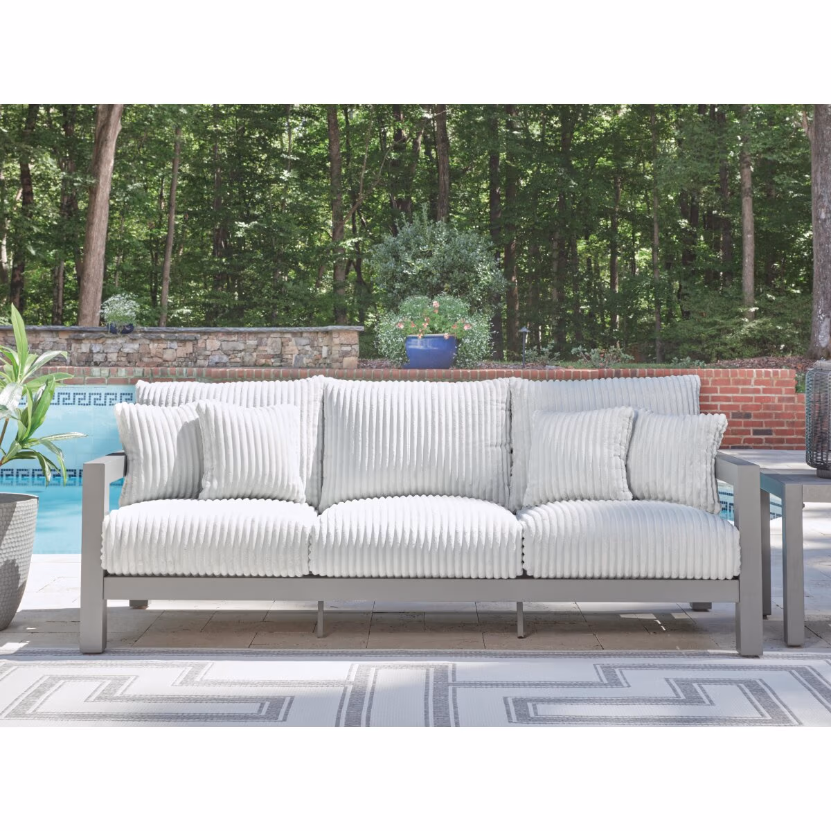 Hurley Park Outdoor Sofa with Cushion - Image 3