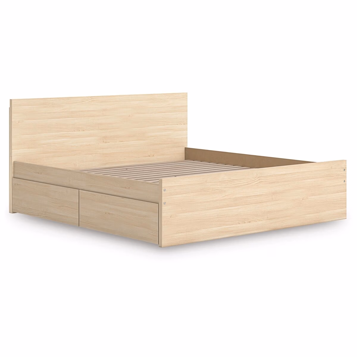Onita King Panel Platform Bed with 2 Side Storage - Image 5