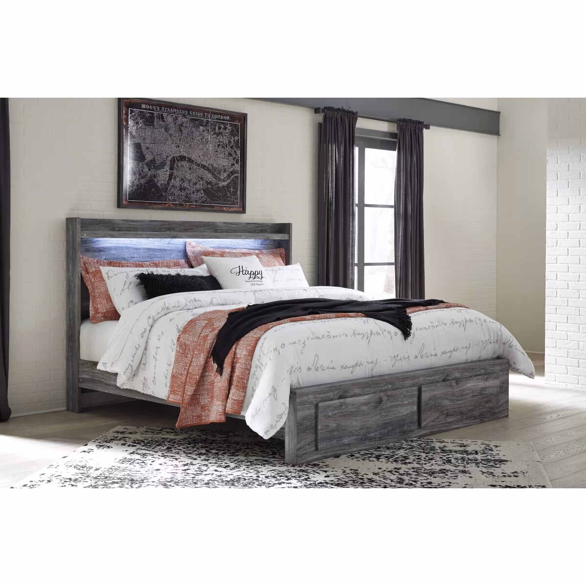 Baystorm King Storage Bed, Dresser and 2 Nightstands - Image 12