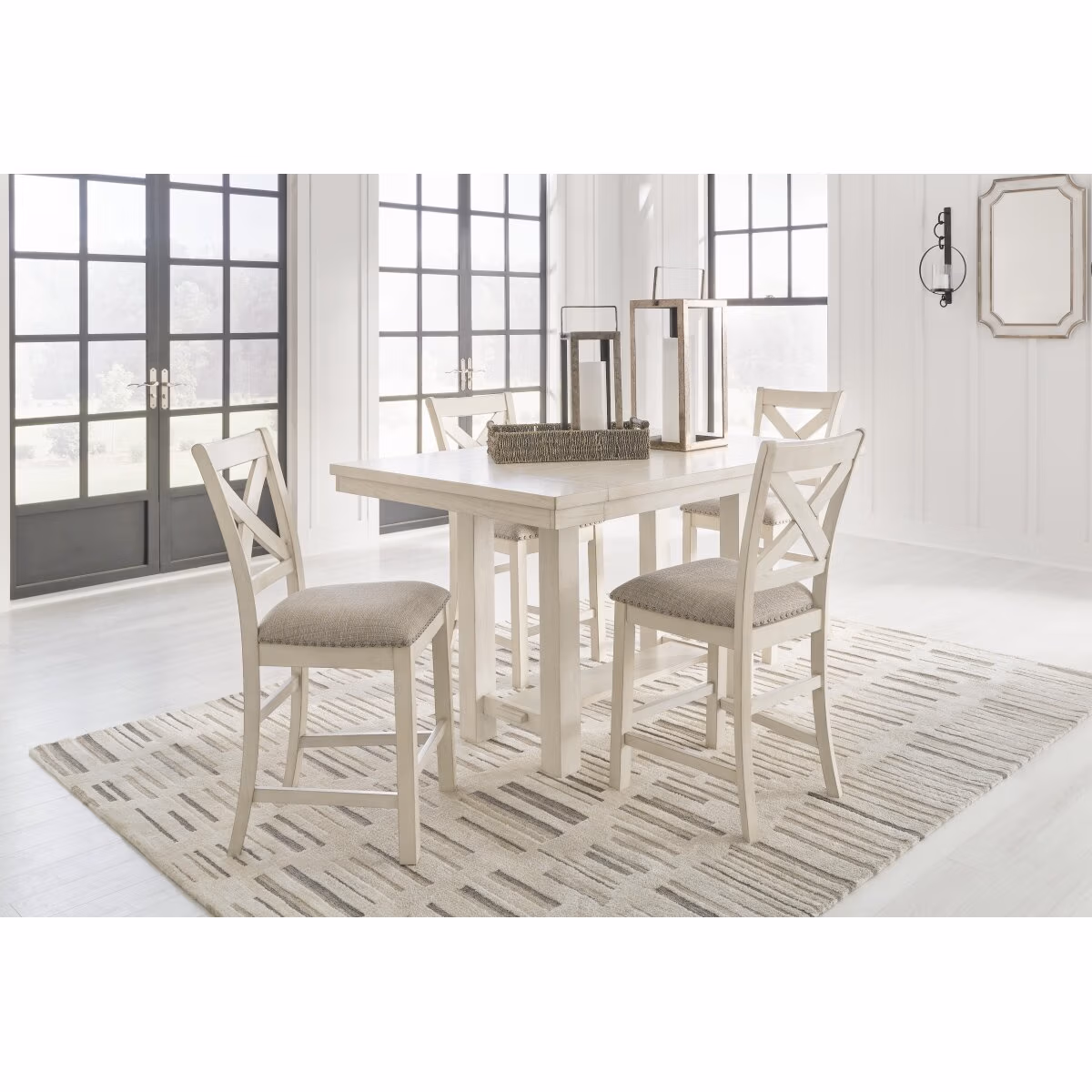 Robbinsdale Counter Height Dining Table and 4 Barstools - Image 2