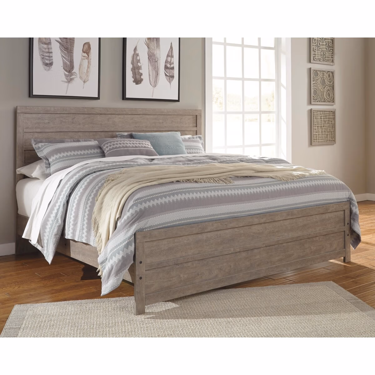 Culverbach King Panel Bed, Dresser, Mirror and Chest - Image 12