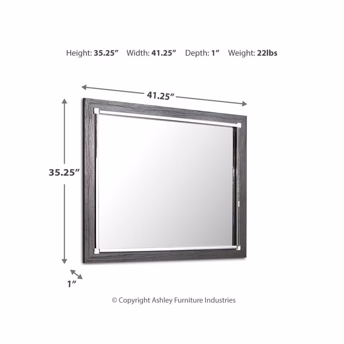 Lodanna Bedroom Mirror - Image 3