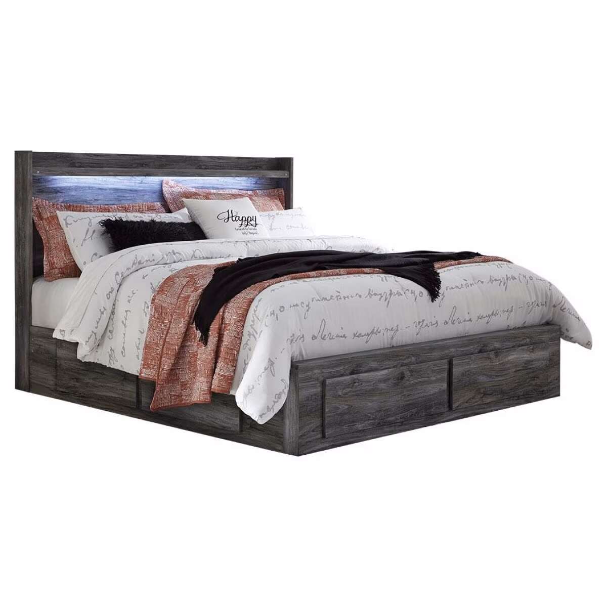 Baystorm King Storage Bed, Dresser and 2 Nightstands - Image 7