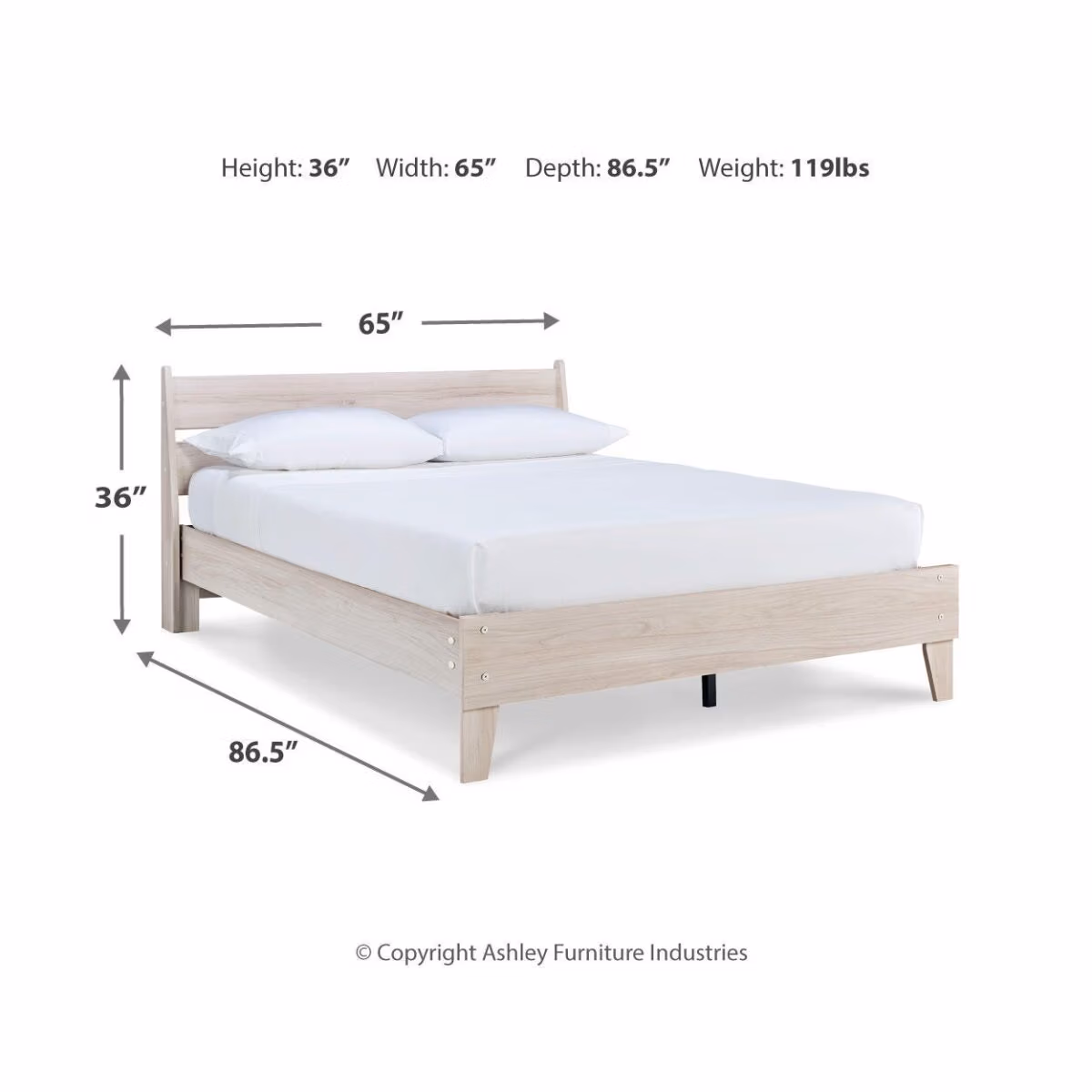 Socalle Queen Panel Platform Bed - Image 5