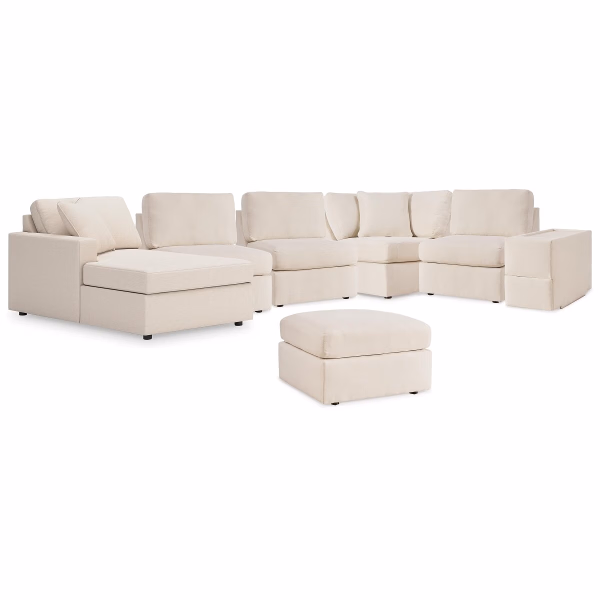 Modmax 6-Piece Sectional with Chaise and Ottoman - Image 2