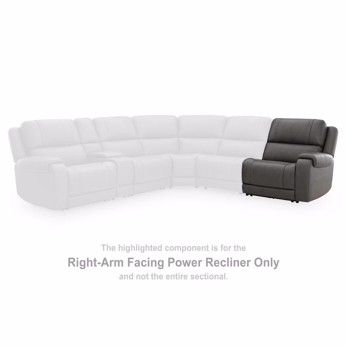 5Z - Pittson Right-Arm Facing Power Recliner - Image 3
