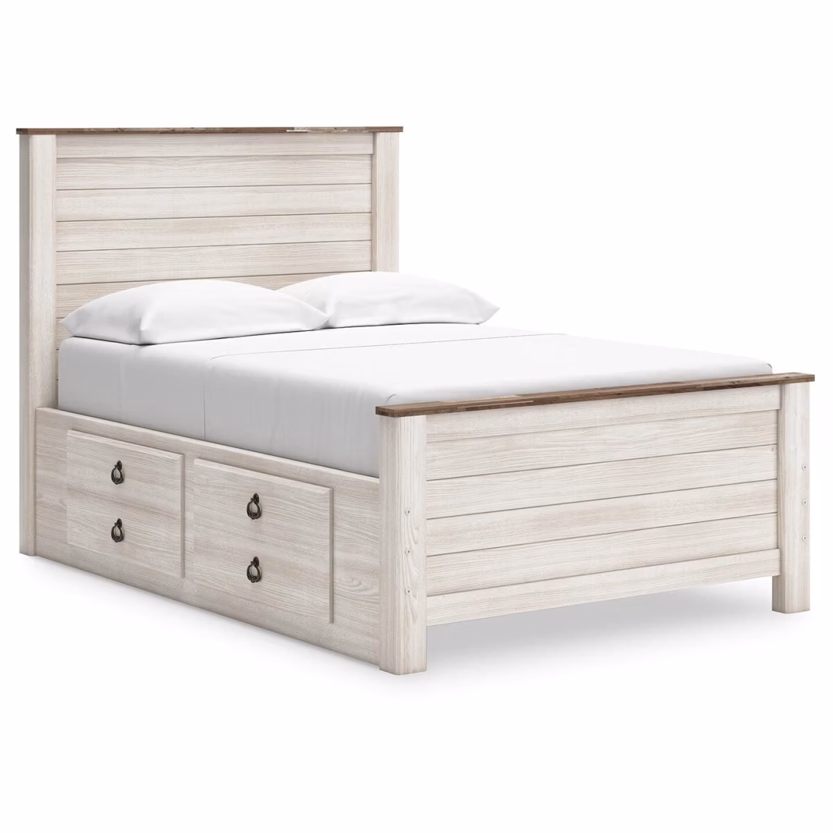 Willowton Full Panel Bed with 2 Storage Drawers - Image 2