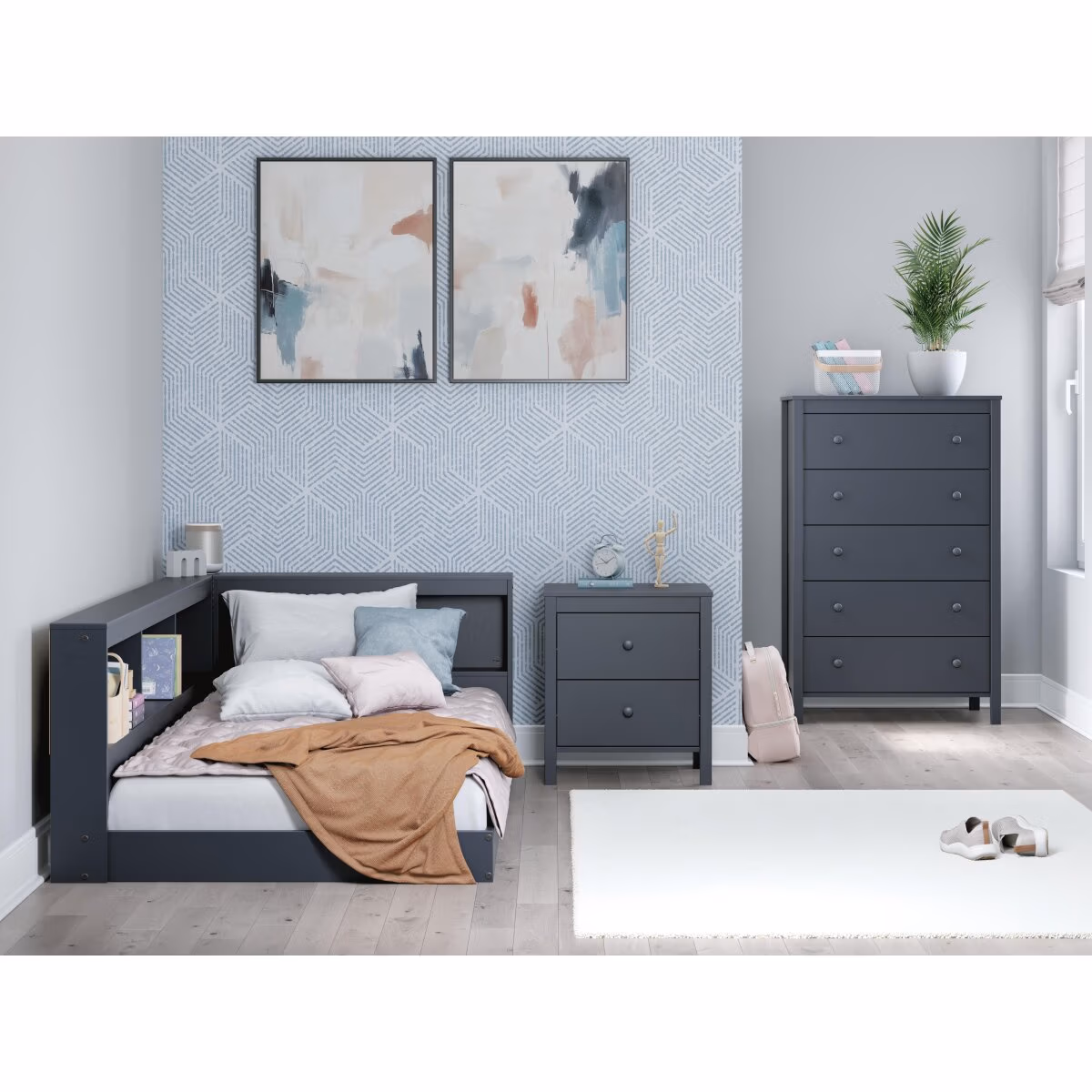 Simmenfort Twin Bookcase Storage Bed - Image 11