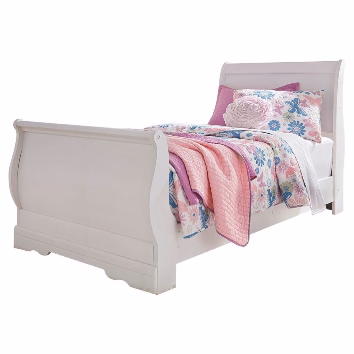 Anarasia Twin Sleigh Bed with Nightstand - Image 3