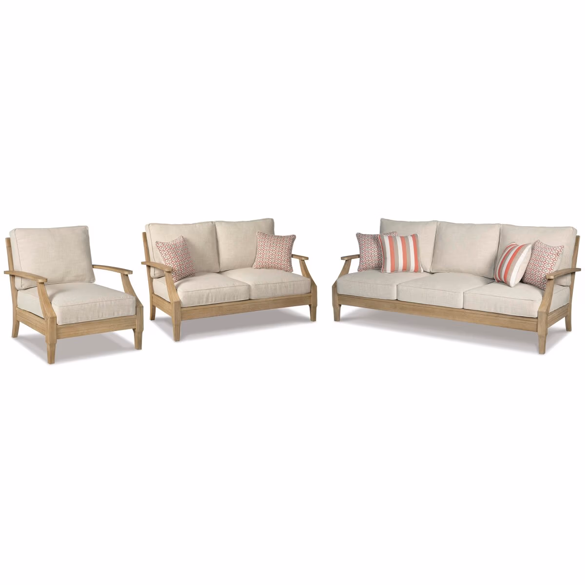 Clare View Outdoor Sofa, Loveseat and Lounge Chair - Image 2