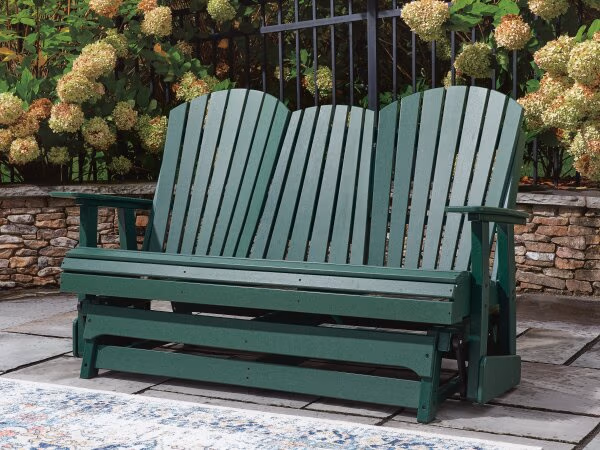 Shell Beach Outdoor Loveseat Glider - Image 3