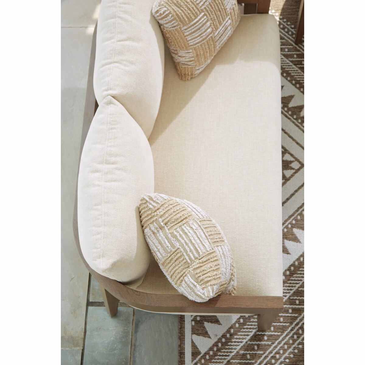 Serene Bay Outdoor Loveseat with Cushion - Image 8
