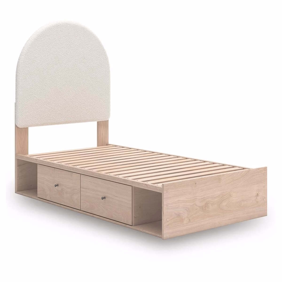 Arloster Twin Upholstered Panel Bed with Storage - Image 5