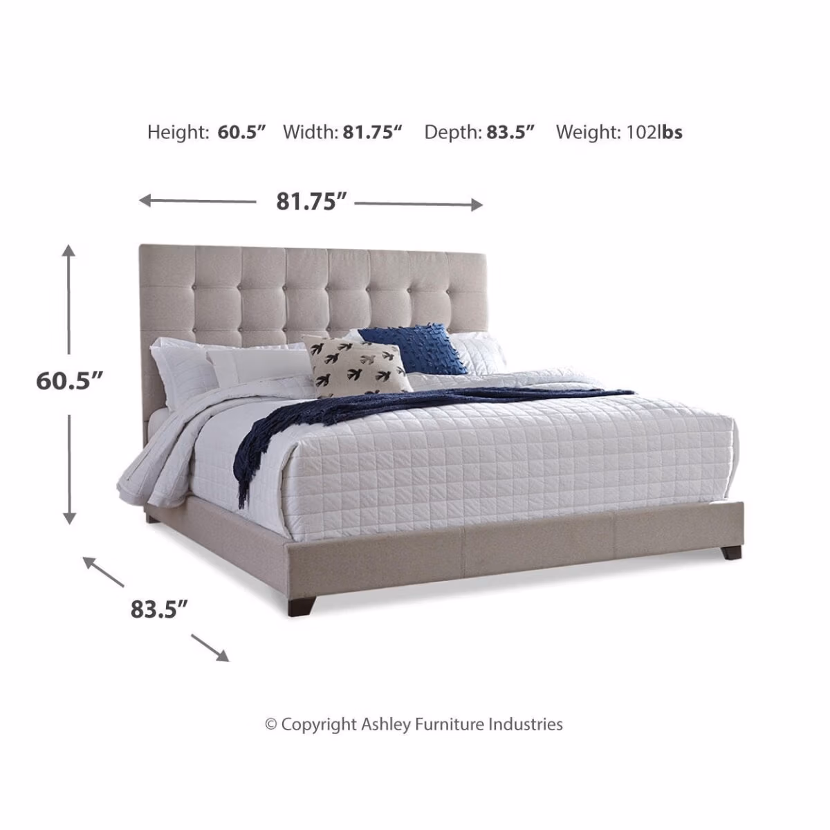 Dolante Queen Upholstered Bed - Image 13