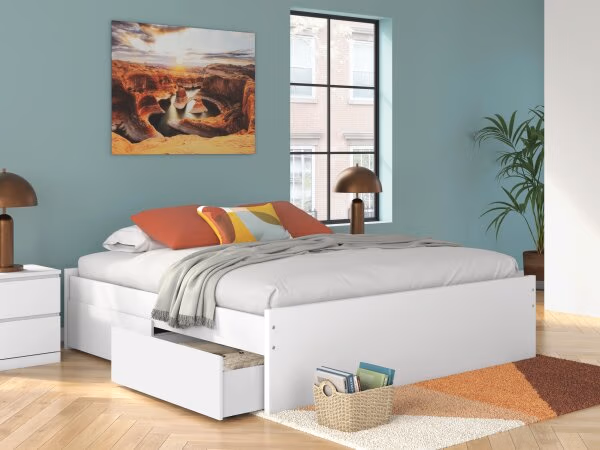 Onita King Platform Bed with 2 Side Storage - Image 3