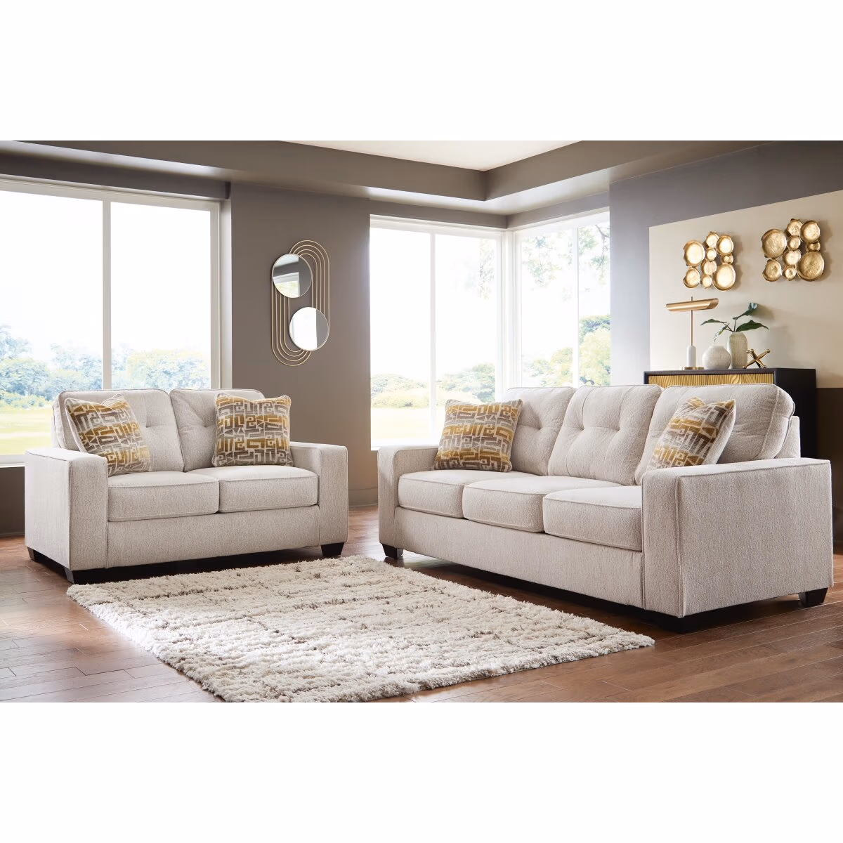 Larimer Sofa and Loveseat - Image 3