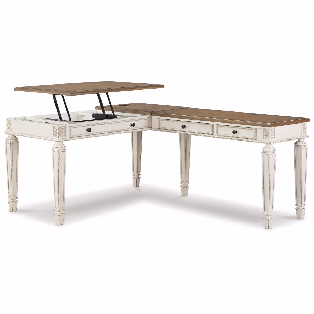 Realyn 2-Piece Home Office Lift Top Desk - Image 2