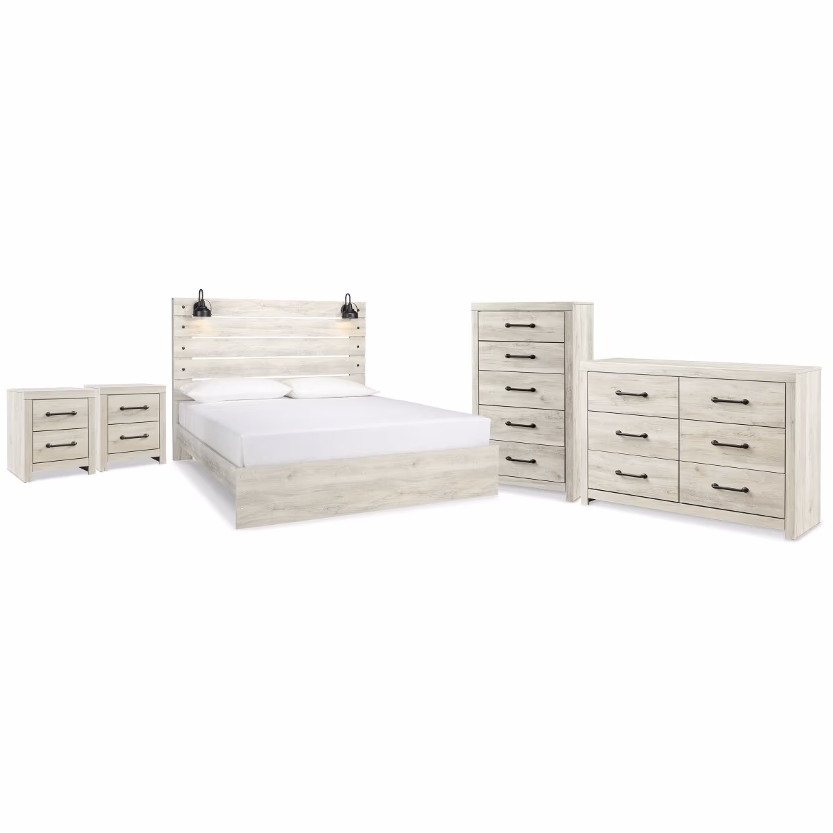 Cambeck King Panel Bed, Dresser, Chest and 2 Nightstands - Image 2