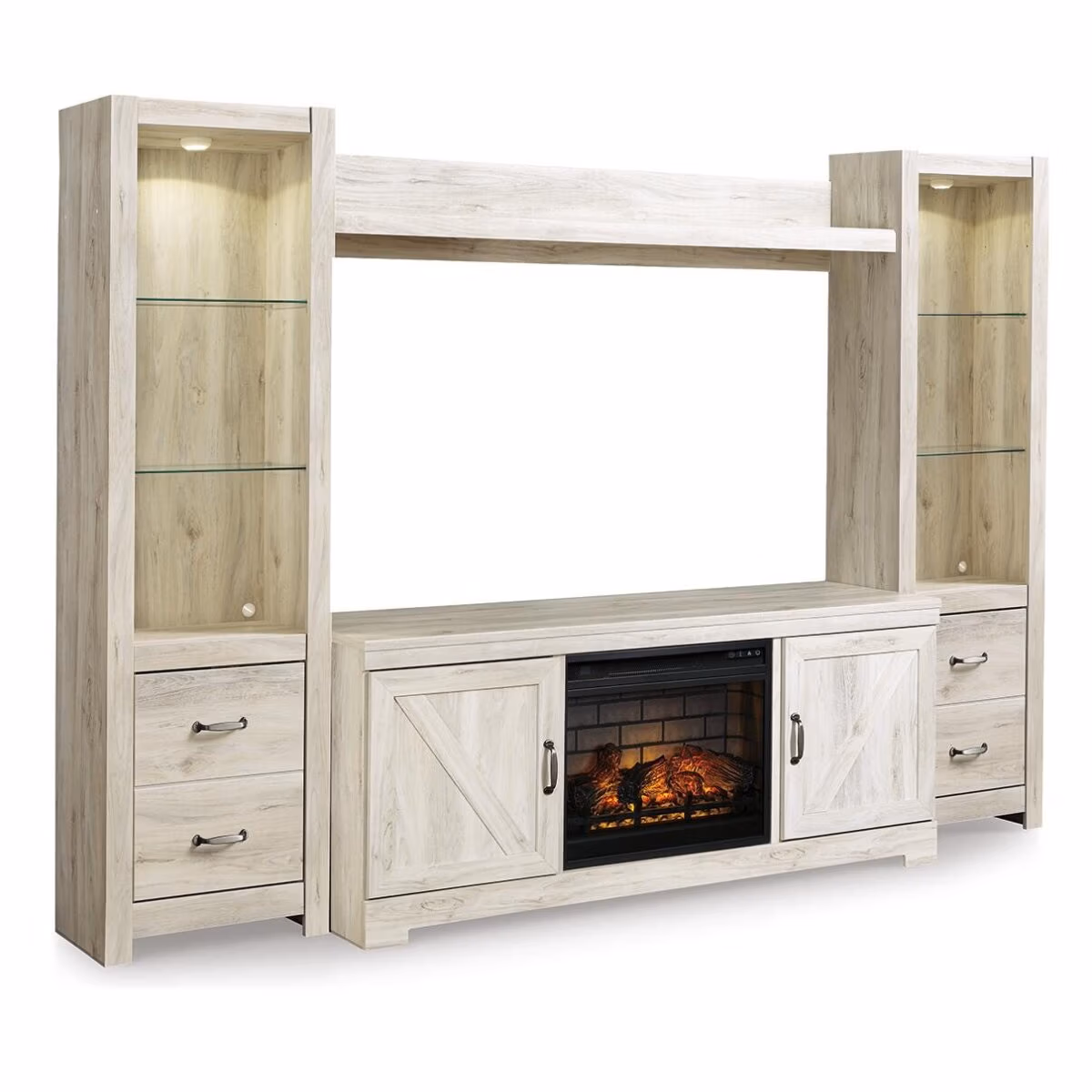 Bellaby 4-Piece Entertainment Center with Electric Fireplace - Image 2