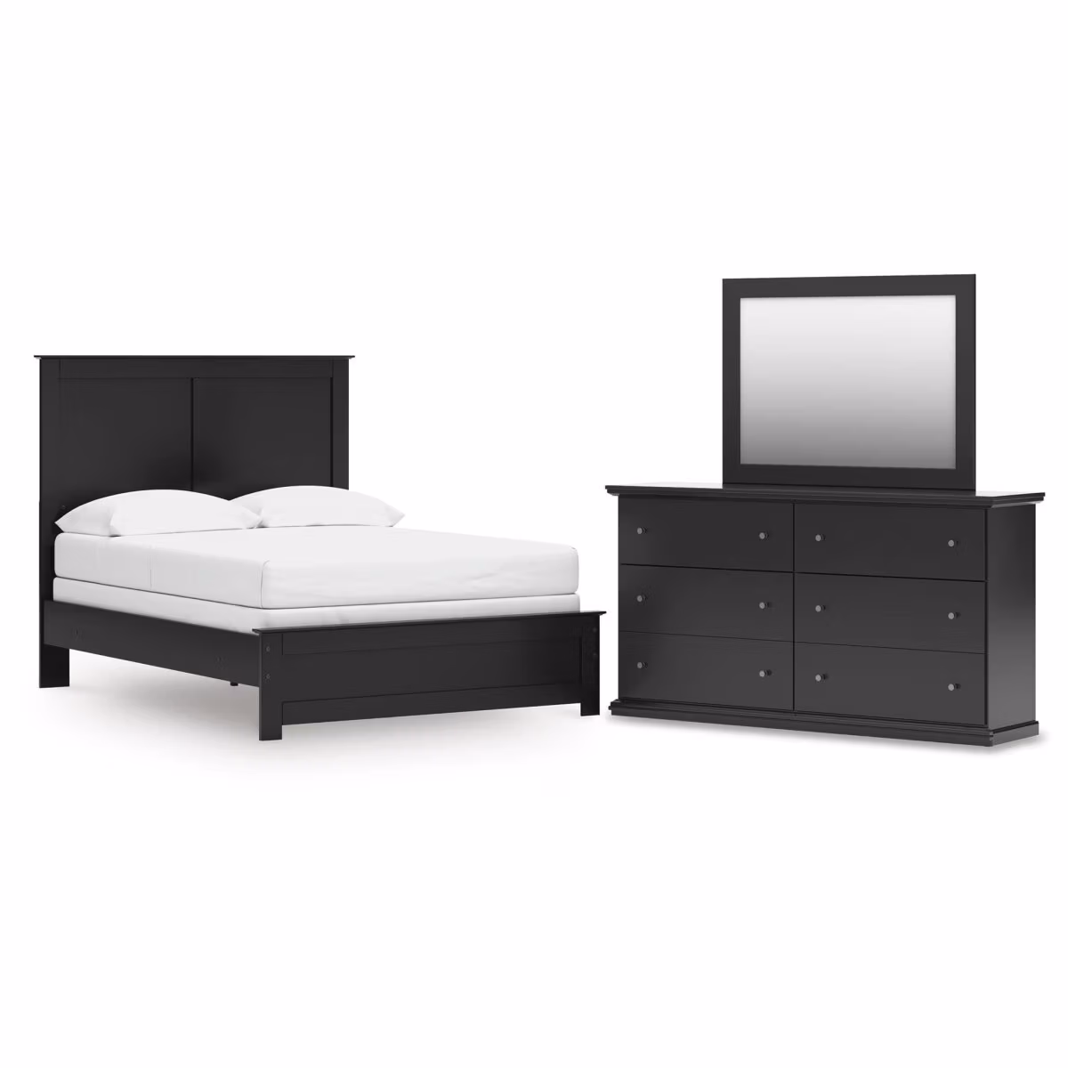 Maribel Full Panel Bed, Dresser and Mirror - Image 2