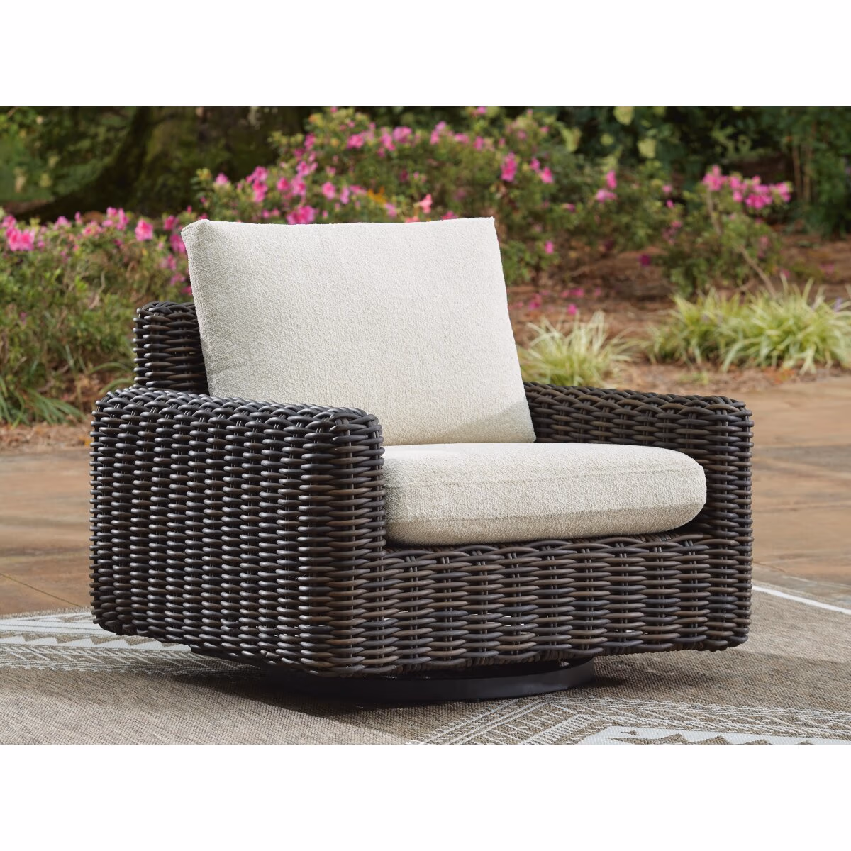 Kimora Outdoor Swivel Lounge Chair - Image 3