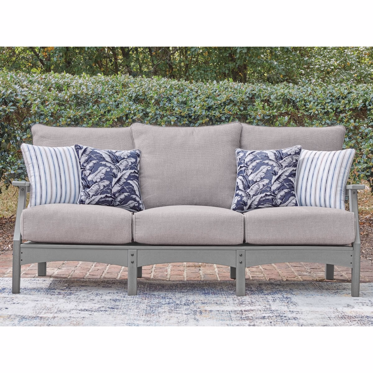 Cove Beach Outdoor Sofa with Cushion - Image 3