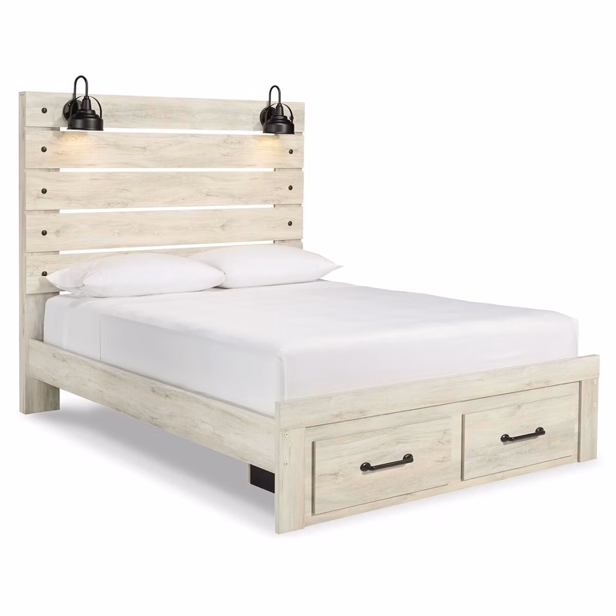 Cambeck Queen Panel Bed with 2 Storage Drawers - Image 2