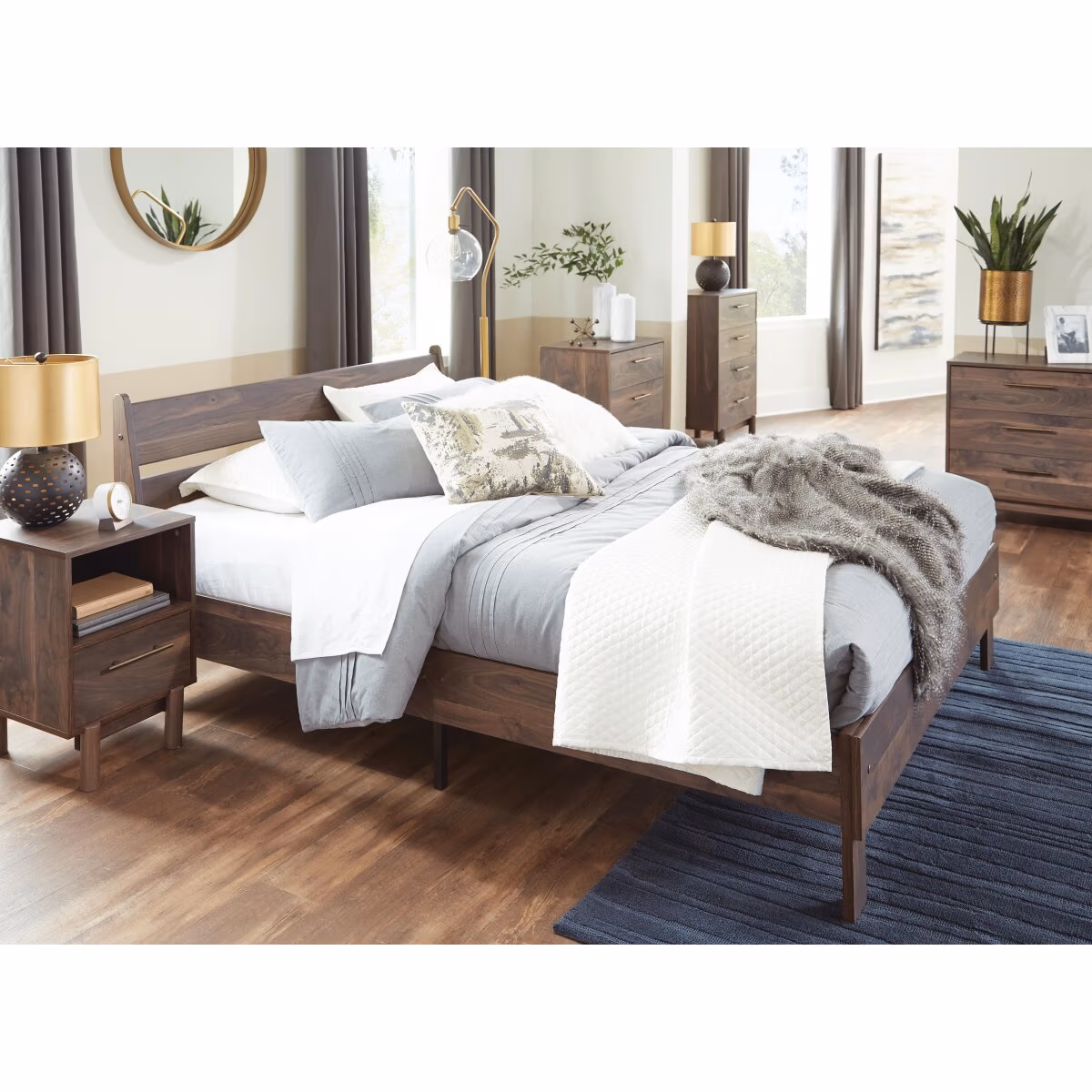 Calverson Queen Panel Platform Bed - Image 8