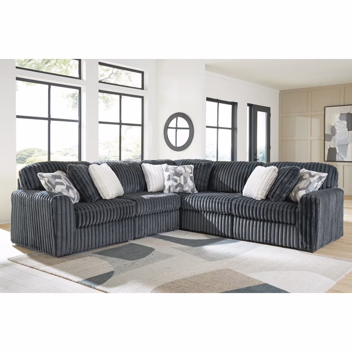 Midnight-Madness 5-Piece Sectional - Image 3
