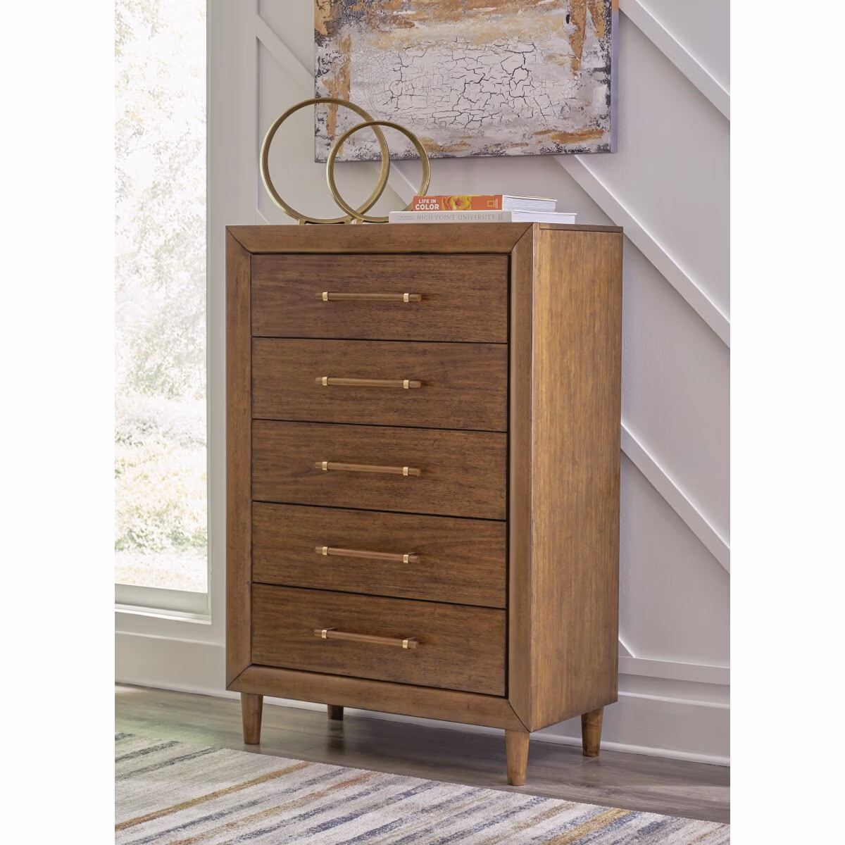 Lyncott King Upholstered Bed, Chest and Nightstand - Image 15