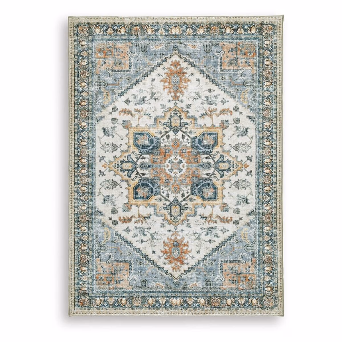 Wallney 5' x 7' Memory Foam Area Rug - Image 2