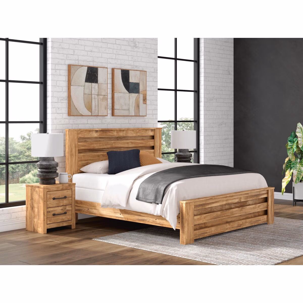 Maystonna King Panel Bed - Image 3