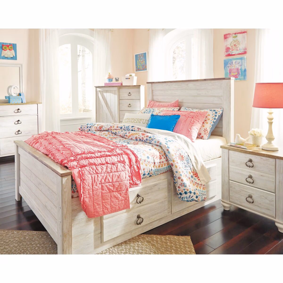 Willowton Full Panel Headboard - Image 4
