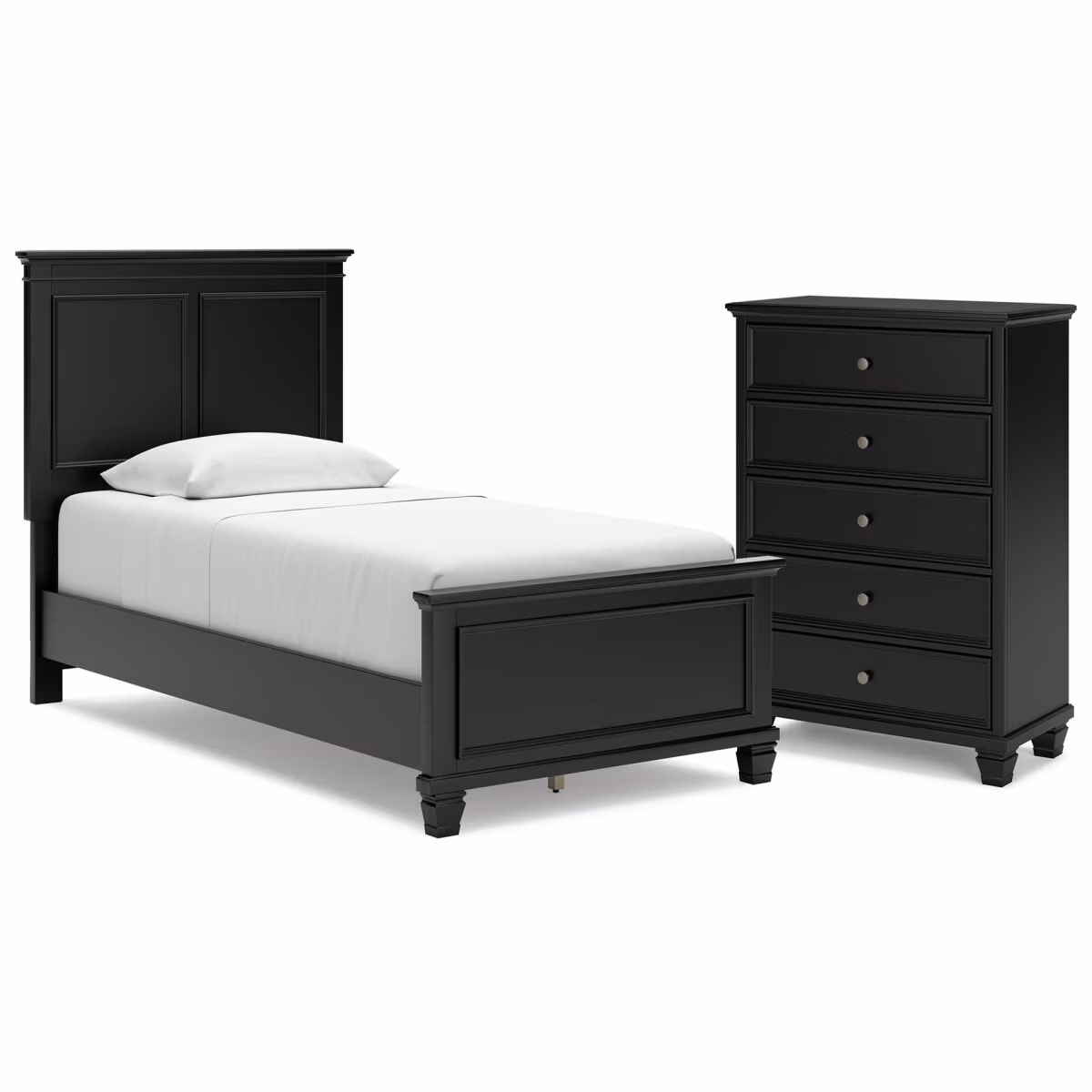 Lanolee Twin Panel Bed and Chest - Image 2